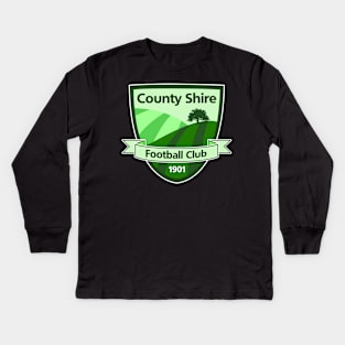 County Shire Football Club Kids Long Sleeve T-Shirt